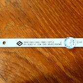 Подсветка LED TV Hartens, Irbis 2 планки по 581mm 6линз (6V)  FOYE-581-320-1B6C-12*1mm 32"