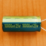 10000mkF  25v 105C Jamicon WL (компьютерный)