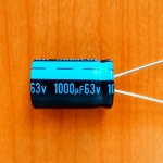 1000mkF  63v 105C Jamicon TK