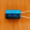 100mkF 200v 105C Jamicon TK