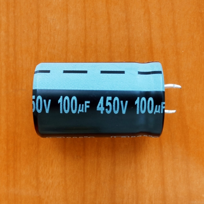 100mkF 450v 85C Jamicon LS
