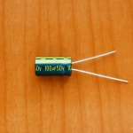 100mkF  50v 105C Jamicon WL (компьютерный)