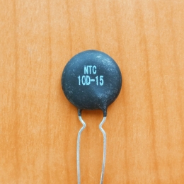 Термистор NTC 10om 5A (NTC10D-15)