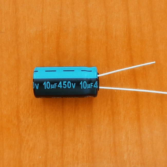 10mkF 450v 105C Jamicon TK