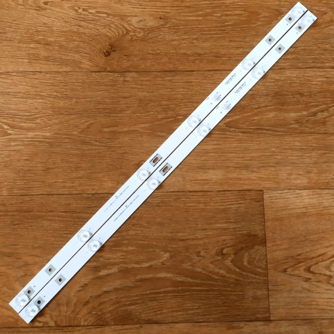 Подсветка LED TV Haier, BBK 2 планки по 560mm 6линз (3V) DS32M63-DS01-V01 32"