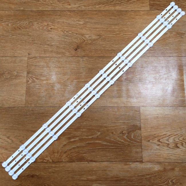 Подсветка LED TV Hamber, Polarline 4 планки по 770mm 10линз (3V) NPB12D770103BL041-001H 43"
