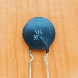 Термистор NTC 20om 6A (NTC20D-20)