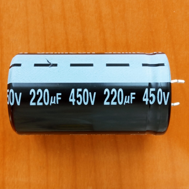 220mkF 450v 85C Jamicon LS (25x45)