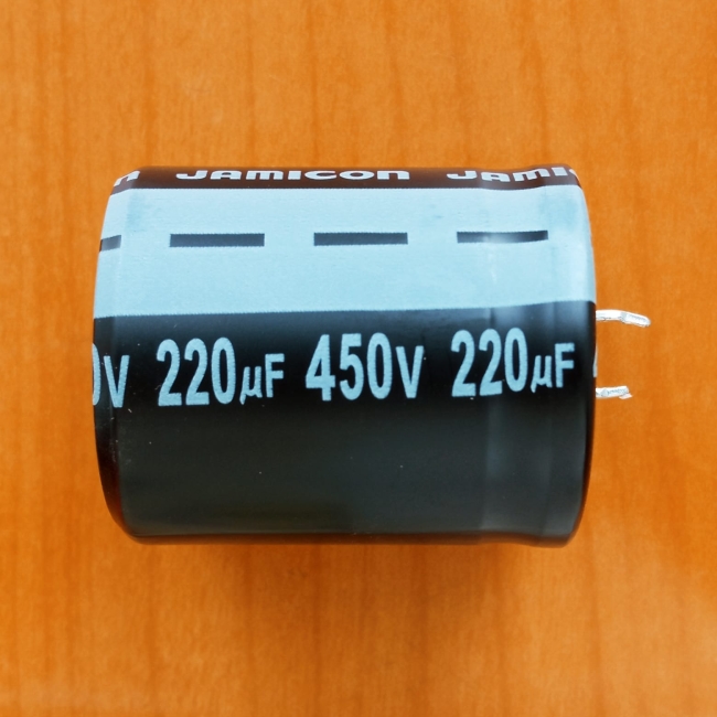 220mkF 450v 85C Jamicon LS (30x35)