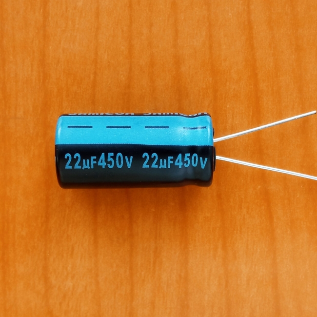 22mkF 450v 105C Jamicon TK