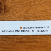 Подсветка LED TV Erisson, Hisense 2 планки по 557mm 5линз (3V)  JHD315V1H-LB81 32"