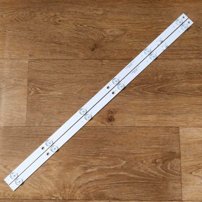 Подсветка LED TV Dexp, Fusion, Supra 2 планки по 595mm 6линз (3V)  RF-AB320E30-0601S-10 32"