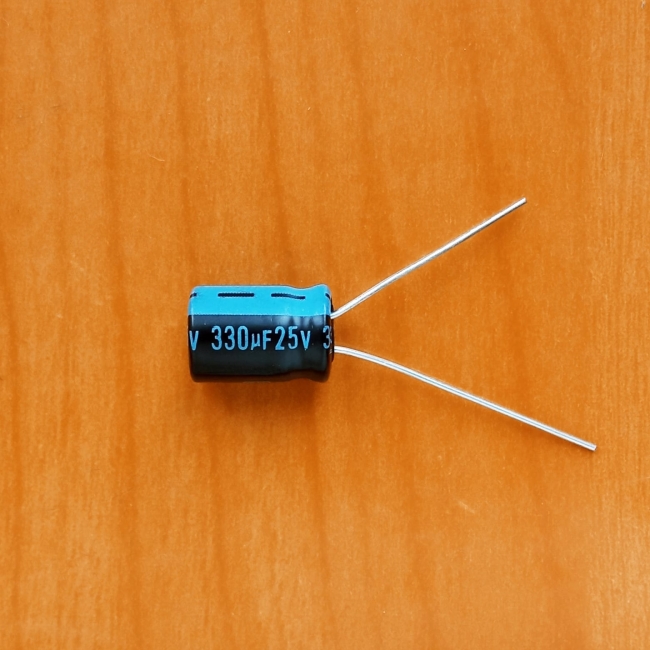 330mkF 25v 105C Jamicon TK