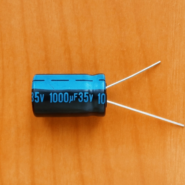 1000mkF  35v 105C Jamicon TK  (13x21)