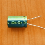 1500mkF  35v 105C Jamicon WL (компьютерный)