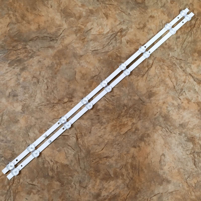Подсветка LED TV Shivaki 2 планки по 581mm 9линз (3V) HL-2A320A28-0901S-06 32"