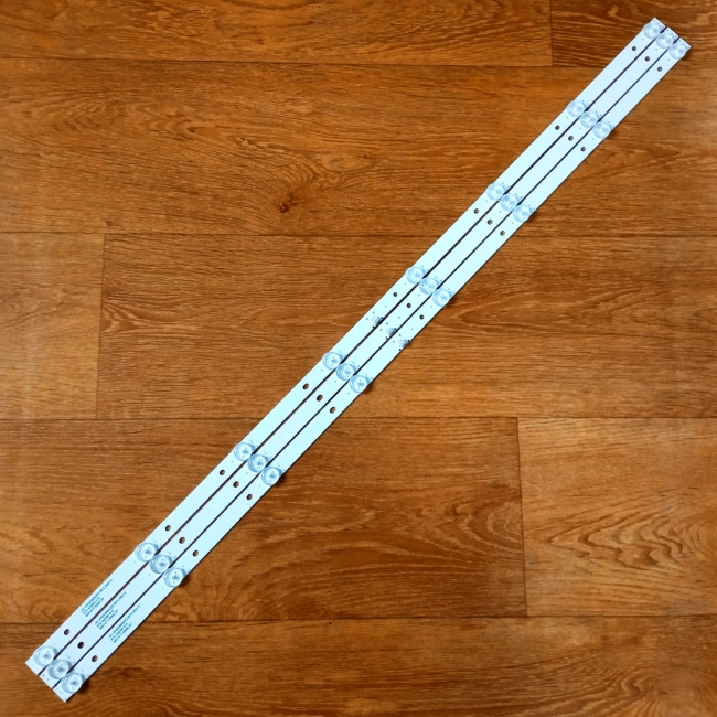 Подсветка LED TV BBK, Digma 3 планки по 808mm 8линз (6V) JS-JP42DM082ED.007L 42"