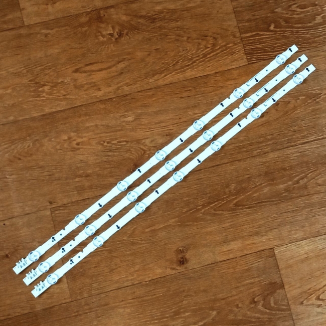 Подсветка LED TV Samsung 3 планки по 650mm 7линз (3V) D4GE-320DC0-R3 32"