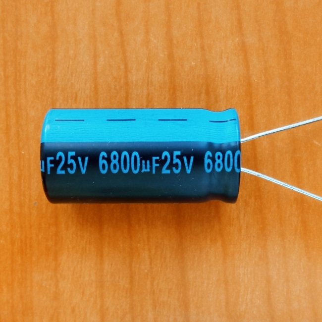 6800mkF 25v 105C Jamicon TK