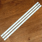 Подсветка LED TV Shivaki 3 планки по 580mm 8линз (3V)  DS32M51-DS01-V02 32"