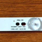 Подсветка LED TV Shivaki 3 планки по 580mm 8линз (3V)  DS32M51-DS01-V02 32"