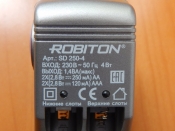 Зарядное устройство для аккумуляторов AA/AAA Robiton SD250-4