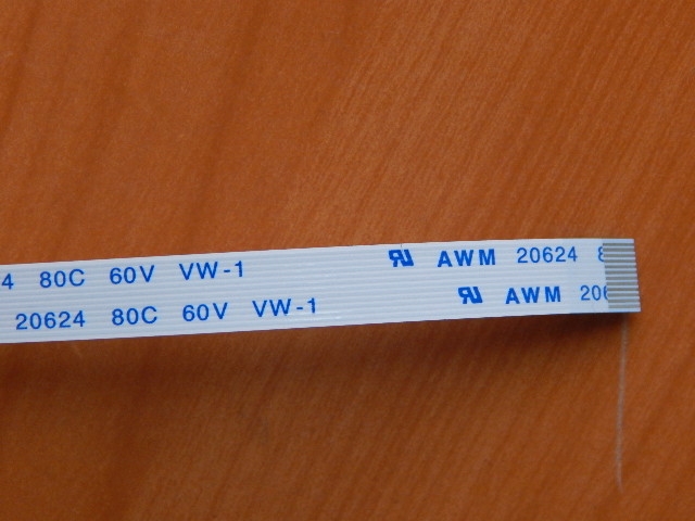 Шлейф 12-pin 400 mm (шаг=0.5 mm) прямой