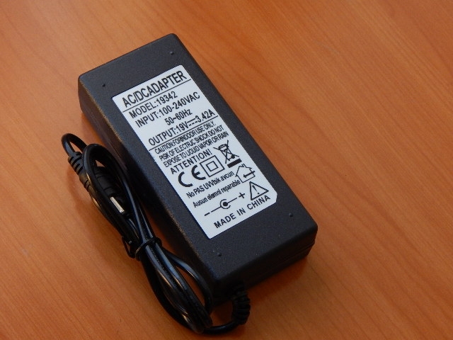 Адаптер питания 220/19.0V 3.42A 65W (5.5x2.5mm) без сет. шнура  19342