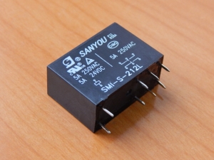 Реле 12V 5A 2C (SMI-S-212L)