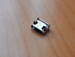 Разъем TYPE-C  6-pin smd гнездо (крепление снизу, 4 крепежа в плату, длинные выводы) 5861