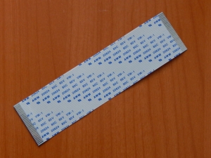 Шлейф 30-pin 120 mm (шаг=1.0 mm) прямой