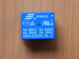 Реле 5V 10A 1C (SRD-05VDC-SL-C)