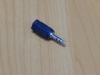 Переходник 3.5mm шт. стерео - 2.5mm гн. стерео пластик  2-011