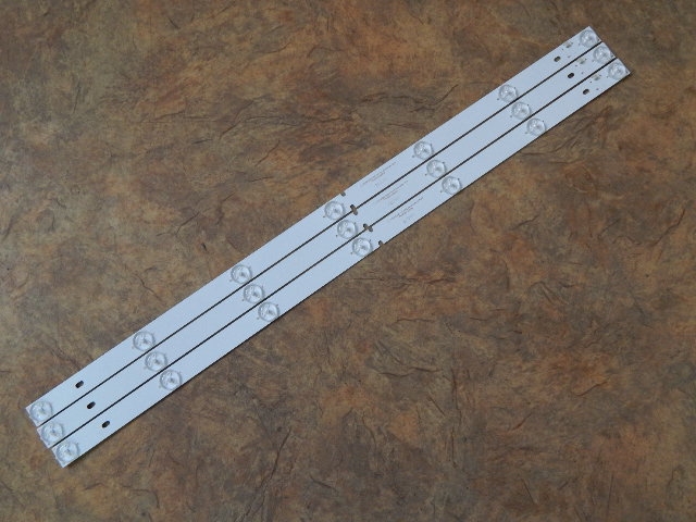Подсветка LED TV Dexp  3 планки по 585mm 7линз (3V)  KSKK32D07-ZC21FG-04 32"