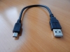 Шнур USB A шт. - MiniUSB 5P шт. 0.2m черный  18-1131-2