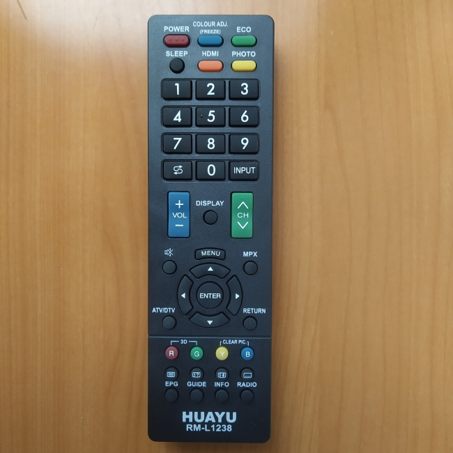 Пульт Sharp универсальный RM-L1238 (TV)