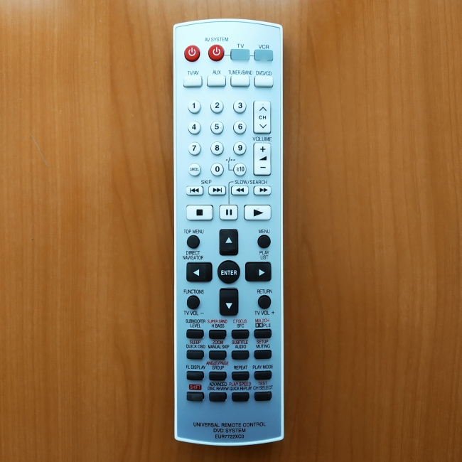 Пульт Panasonic EUR7722XCO  (Home Theater)