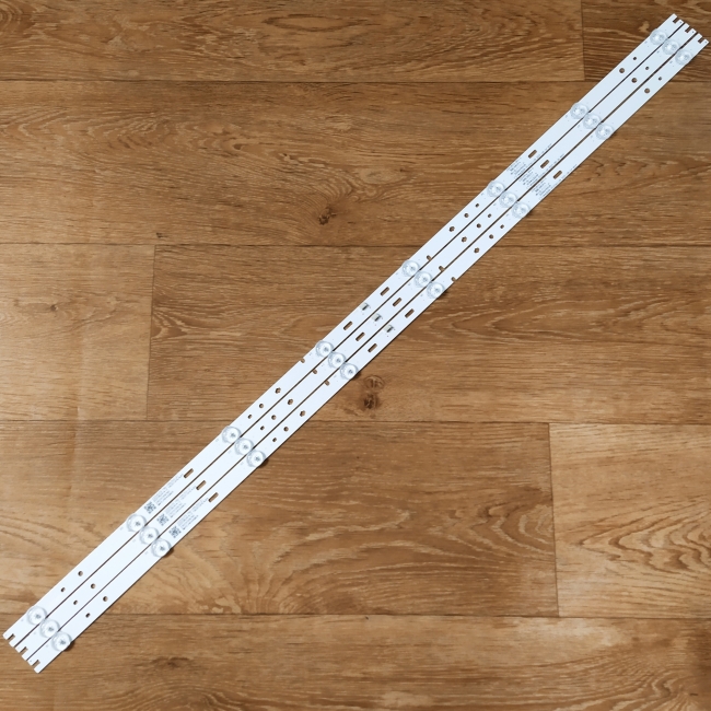 Подсветка LED TV Harper 3 планки по 852mm 8линз (3V) HK43D08-ZC22AG-09 43"