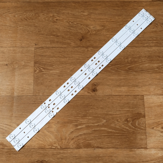 Подсветка LED TV Haier, Telefunken, Doffler 3 планки по 635mm 10линз (3V)  LED315D10-07(B) 32"