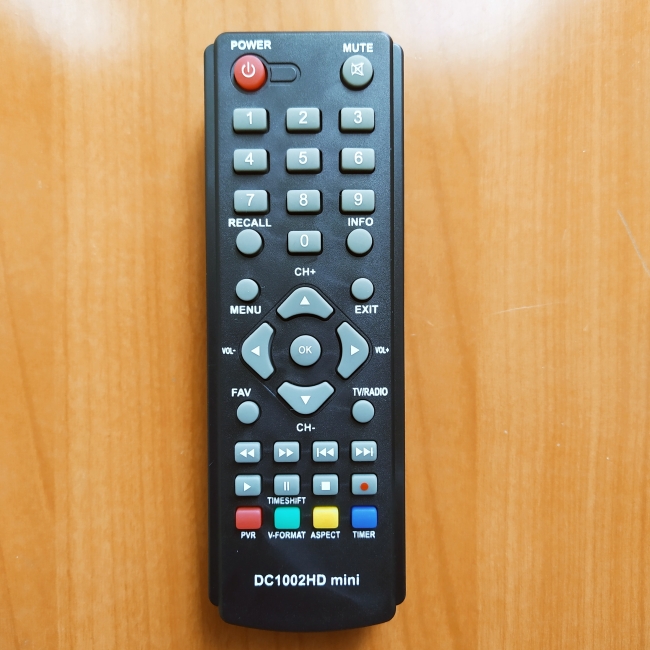 Пульт D-Color DC1002HD mini DVB-T2 (цифровая приставка)