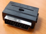 Переходник SCART шт. - 3 x RCA гн. с переключателем