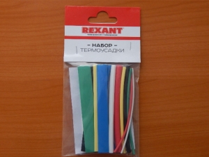 Набор термоусадочных трубок №3 (Multicolor) Rexant 29-0103