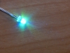 Светодиод  3mm RGB красный-синий-зеленый мигающий