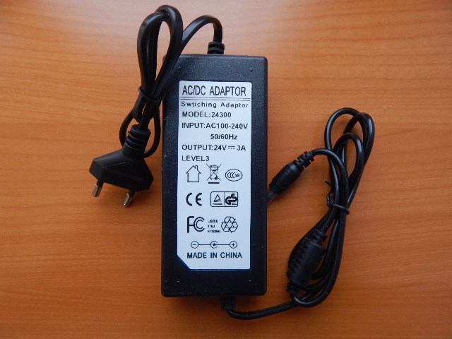 Адаптер питания 220/24.0V 3.0A 72W (5.5x2.5mm)  LX-2403