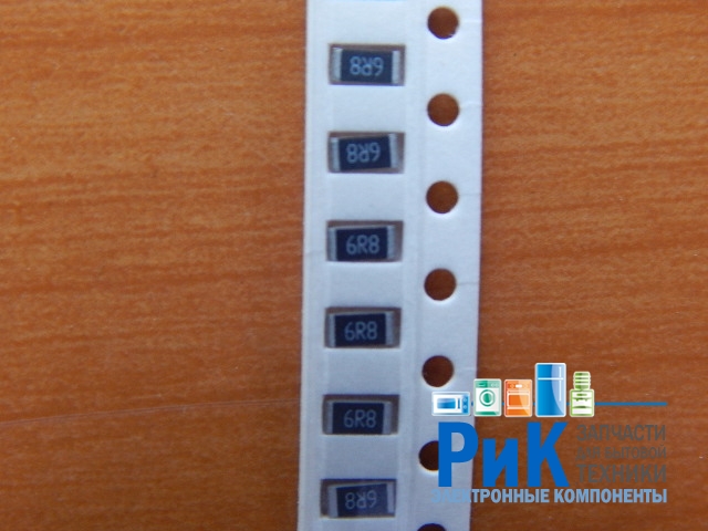 Резистор SMD        6.8om  0.25w  1206 (6R8) 5%