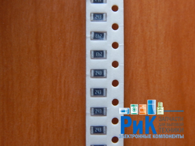 Резистор SMD    24kom  0.25w  1206 (24K) 5%  (243)