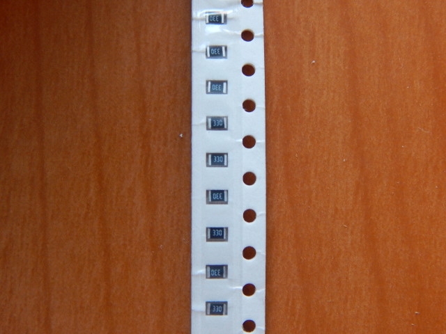 Резистор SMD       33om  0.125w  0805 (33R) 5%  (330)