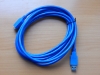 Шнур USB 3.0 USB A шт. - MicroUSB 3.0 шт. 3.0m синий  18-1636