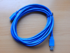 Шнур USB 3.0 USB A шт. - MicroUSB 3.0 шт. 3.0m синий 18-1636