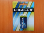 Батарейка Ergolux 6LR61 (крона) Alkaline 9v